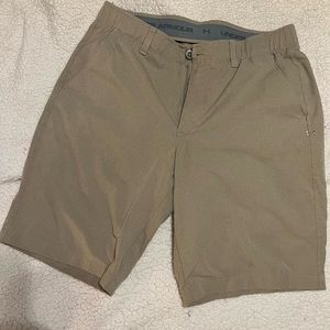 Mens Under Armour Khaki Shorts